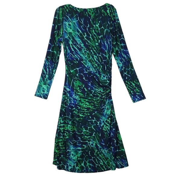 Soft Surroundings Ruched 3/4 Sleeve Darcy Dress - Picture 2 of 9